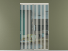 Перегородка Formato внутри проёма 2 створки