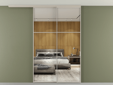 Перегородка Formato вдоль стены на потолок телескопик синхро 2