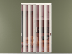 Перегородка Formato внутри проёма 2 створки