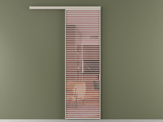 Перегородка Formato вдоль стены 1 створка