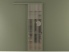 Перегородка Formato вдоль стены 1 створка