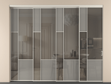 Перегородка Mosaic внутри проёма телескопик синхро 3