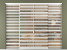 Перегородка Formato внутри проёма 4 створки