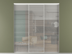 Перегородка Formato внутри проёма 3 створки