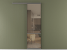 Перегородка Formato вдоль стены 1 створка