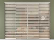 Перегородка Formato внутри проёма 4 створки