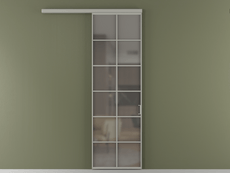 Перегородка Formato вдоль стены одностворчатая