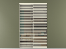 Перегородка Formato внутри проёма 2 створки