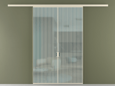 Перегородка Formato вдоль стены 2 створки