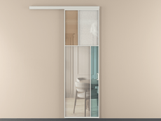 Перегородка Мозаик вдоль стены 1 створка