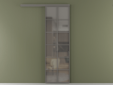 Перегородка Formato вдоль стены 1 створка