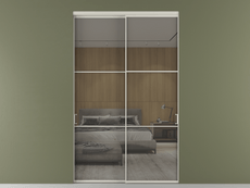 Перегородка Formato внутри проёма двустворчатая