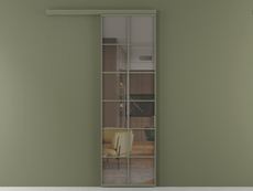 Перегородка Formato вдоль стены одностворчатая