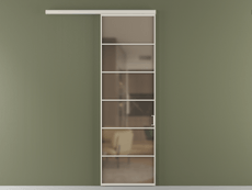 Перегородка Formato вдоль стены 1 створка