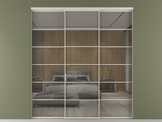 Перегородка Formato внутри проёма трёхстворчатая