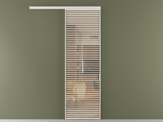 Перегородка Formato вдоль стены 1 створка