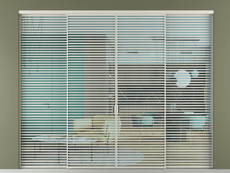 Перегородка Formato внутри проёма 4 створки