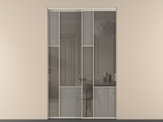 Перегородка Mosaic внутри проёма 2 створки