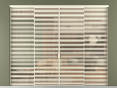 Перегородка Formato внутри проёма 4 створки