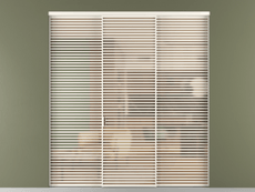 Перегородка Formato внутри проёма 3 створки