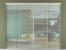 Перегородка Formato внутри проёма 4 створки