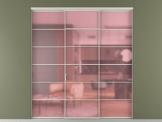 Перегородка Formato внутри проёма 3 створки