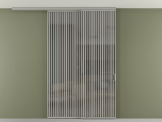 Перегородка Formato вдоль стены на потолок телескопик синхро 2