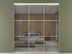 Перегородка Formato внутри проёма 3 створки