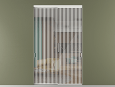 Перегородка Formato внутри проёма 2 створки