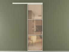 Перегородка Формато вдоль стены 1 створка