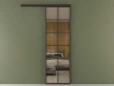 Перегородка Formato вдоль стены одностворчатая