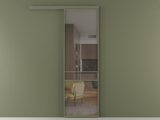 Перегородка Formato вдоль стены одностворчатая