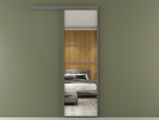 Перегородка Formato вдоль стены 1 створка