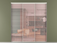 Перегородка Formato внутри проёма 3 створки