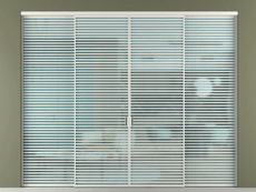 Перегородка Formato внутри проёма 4 створки