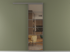 Перегородка Formato вдоль стены одностворчатая