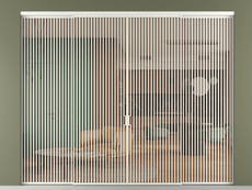 Перегородка Formato внутри проёма 4 створки