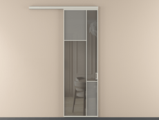 Перегородка Мозаик вдоль стены 1 створка