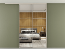 Перегородка Formato вдоль стены на потолок телескопик синхро 2