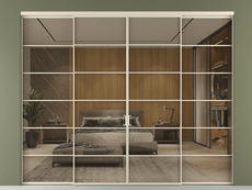 Перегородка Formato внутри проёма четырёхстворчатая