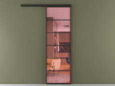 Перегородка Формато вдоль стены 1 створка