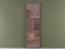 Перегородка Formato вдоль стены 1 створка