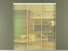 Перегородка Formato внутри проёма 3 створки