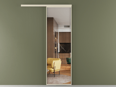 Перегородка Формато вдоль стены 1 створка