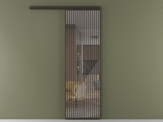 Перегородка Formato вдоль стены 1 створка