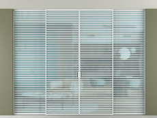 Перегородка Formato внутри проёма скрытое крепление в потолок 4 створки