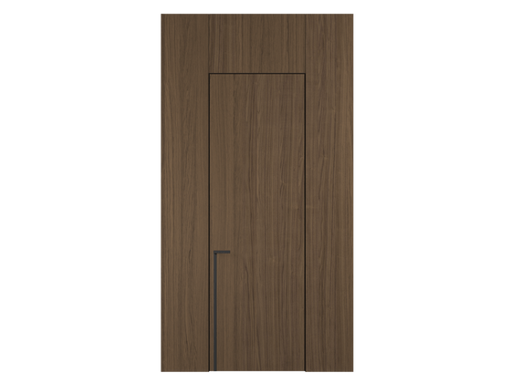 Панели для отделки стен Стеновая панель в древесной отделке Орех медный матовый рифт. Цвет Орех медный матовый рифт. Материал Радиальный шпон Naturwood. Коллекция Древесные отделки. Картинка.