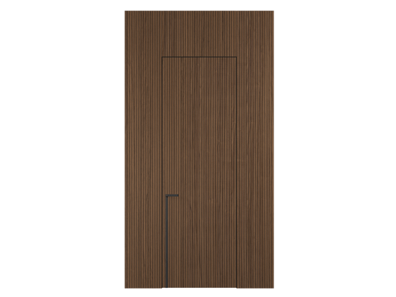 Панели для отделки стен Стеновая панель Фрезерованные Орех медный матовый рифт. Цвет Орех медный матовый рифт. Материал Радиальный шпон Naturwood. Коллекция Фрезерованные. Картинка.