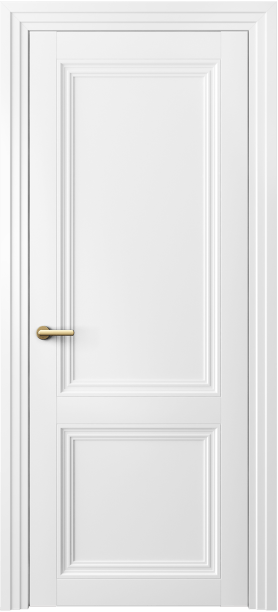 Дверь межкомнатная 2523 МБЛ. Цвет Матовый белоснежный. Материал Гладкая эмаль. Коллекция Centro. Картинка.