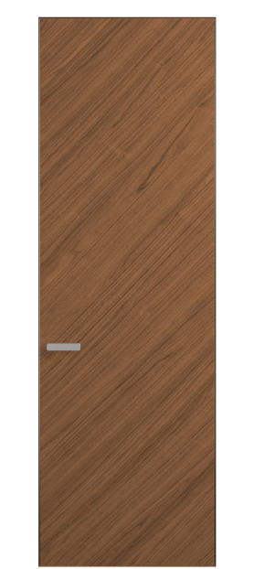 Дверь межкомнатная 0200 ОУММР Орех умбра матовый. Цвет Орех умбра матовый рифт. Материал Радиальный шпон Naturwood. Коллекция Rift. Картинка.